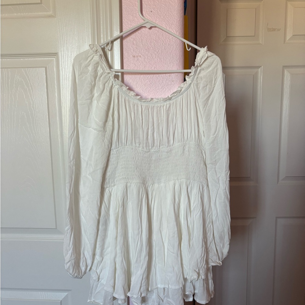 SHEIN Cream/White Romper